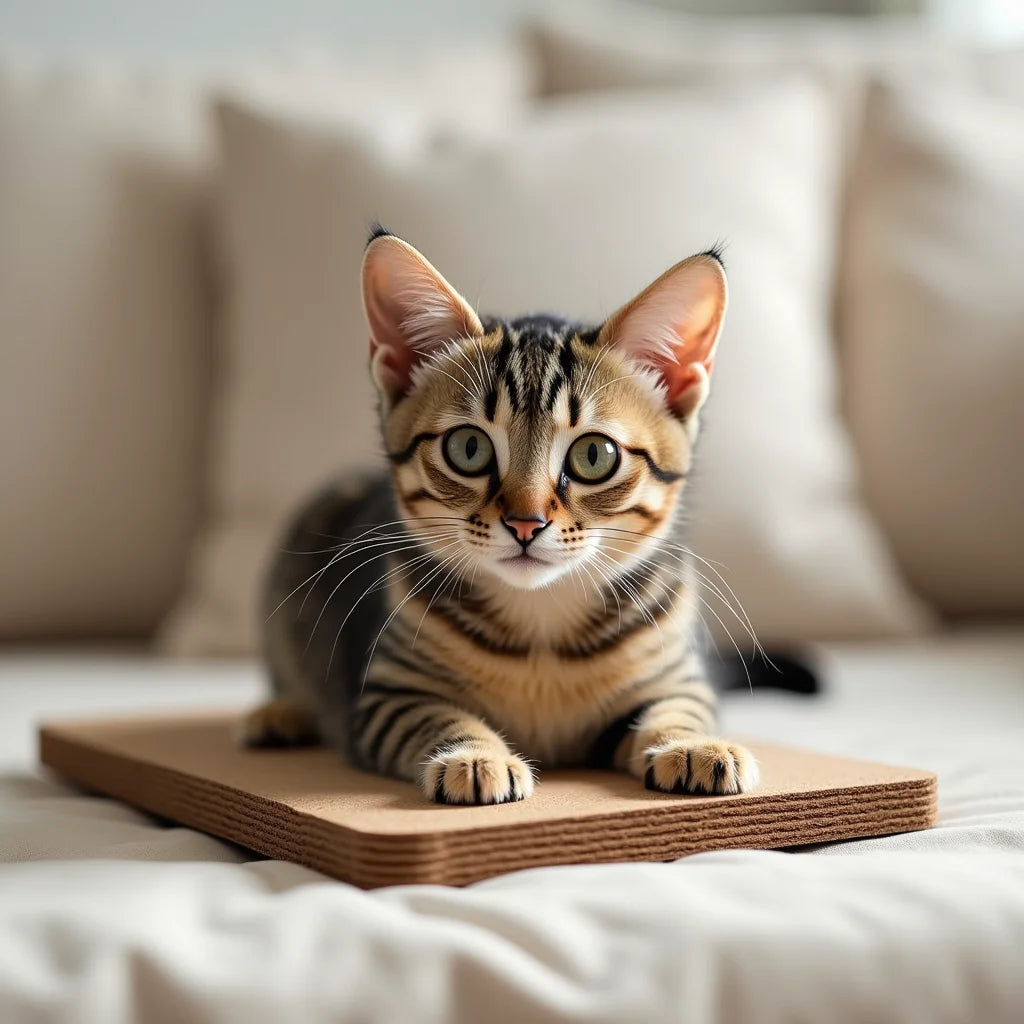 Cat Scratching Pad Cardboard - Cardboard Cat Scratch Pads for Happy Claws and Safe Sofas