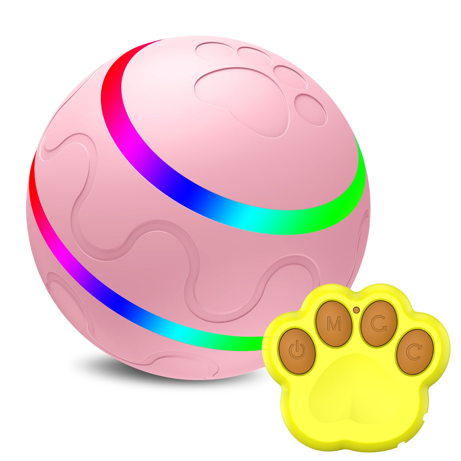 Cat Wicked Ball Toy Intelligent Ball USB Automatic Rotation