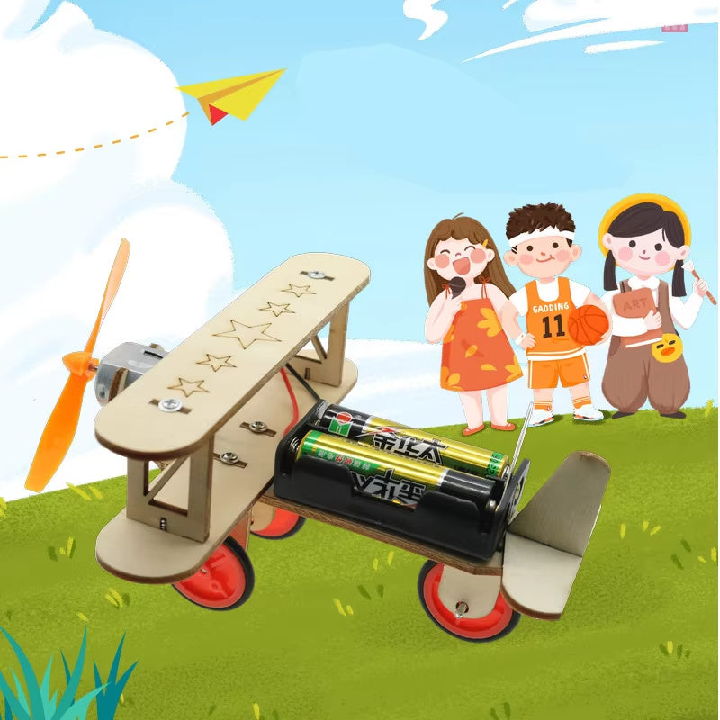 Wooden DIY Airplane Kit for Kids