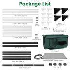 Waterproof Heated Cat House Outdoor Weatherproof Insulated Kitty Shelter for Feral Cat Heated-Chew Cord