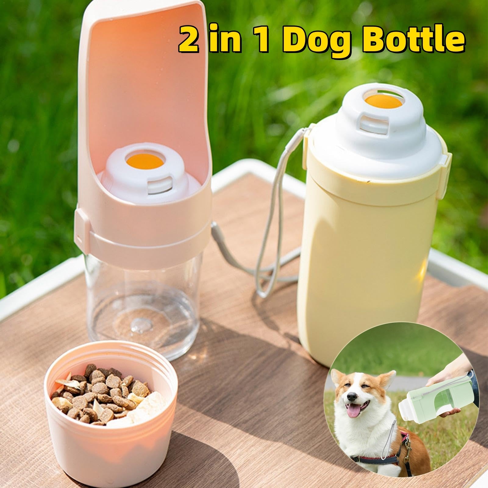 Travel Dog Water Bottle Water Dispenser Feeder Drinking Feeder
