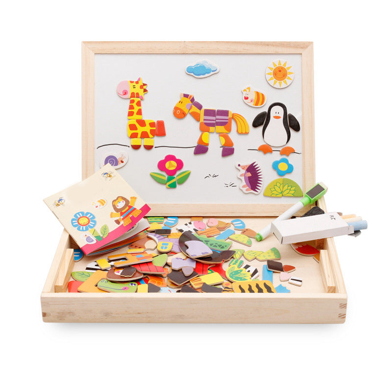 Magnetic Art Easel Jigsaw Puzzle Toy  Educational Toy