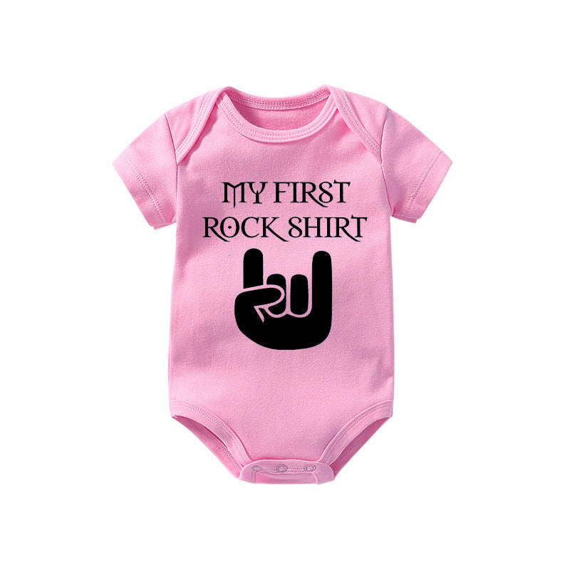 Finger letter romper  Onesie
