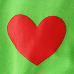 Toddler Baby Girls Christmas Clothes Ruffle Long Sleeve Heart Print Tops Dress Christmas Ball Print Flared Pants With Headband Outfits Set