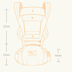 Multi-functional baby waist stool