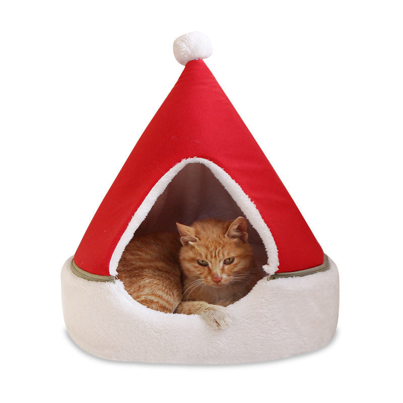 Christmas tree cat litter box