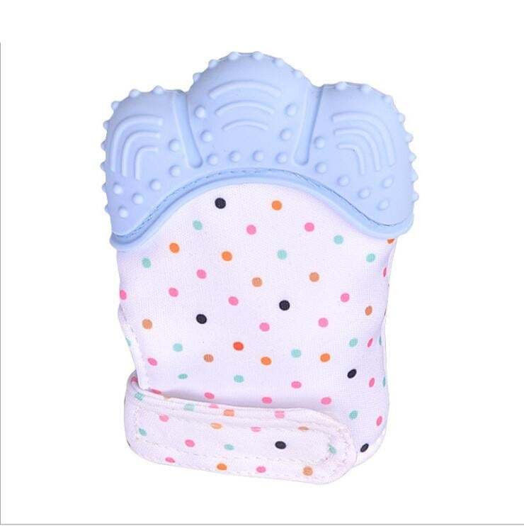 Baby teether baby anti-bite silicone molar gloves