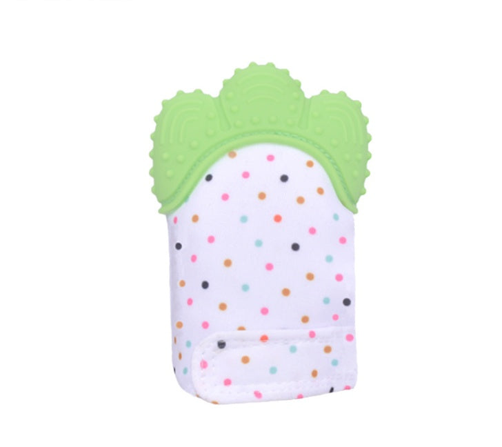Baby teether baby anti-bite silicone molar gloves