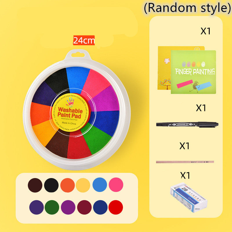 Kindergarten Finger Print Mud Non-toxic Washable Pigment