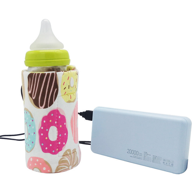 Portable Baby Nursing Bottle Heater Cover Baby Food Warmer Bottle Warmer