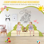 Kids Play Couch Indoor Climbing and Building Structure for Toddlers, Kids, Pre School