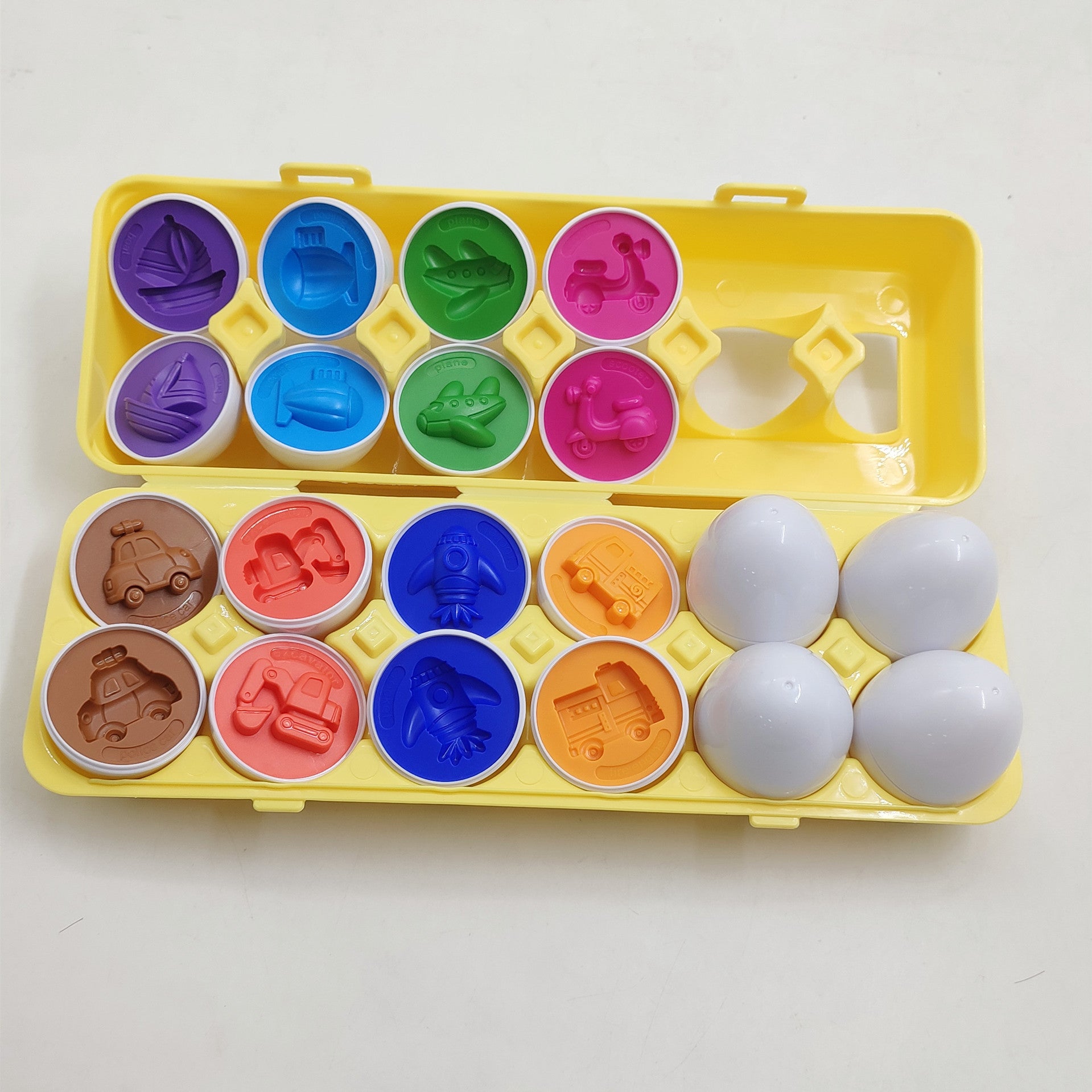 Egg Matching Toy Shape Matching Sorting Montessori Toys For Kids Children