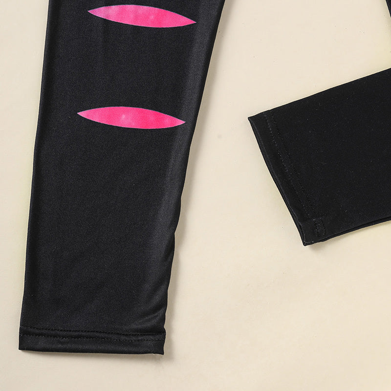 Toddler Girls' Spring Fall Outfit Set Pretty Girl Letter Print Long Sleeve Pullover Top & Matching Pants