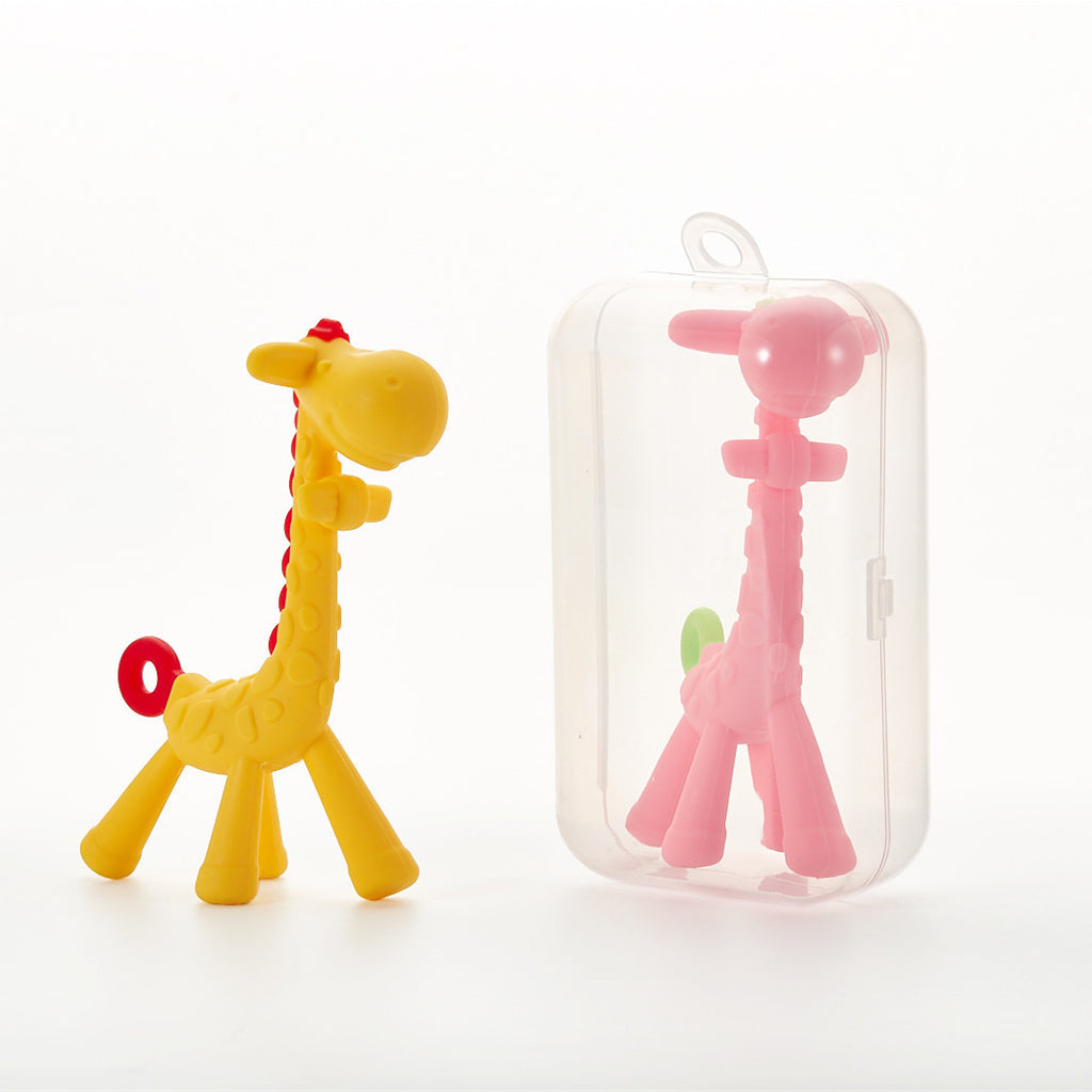 Teether Molar Stick Giraffe Toy for Baby