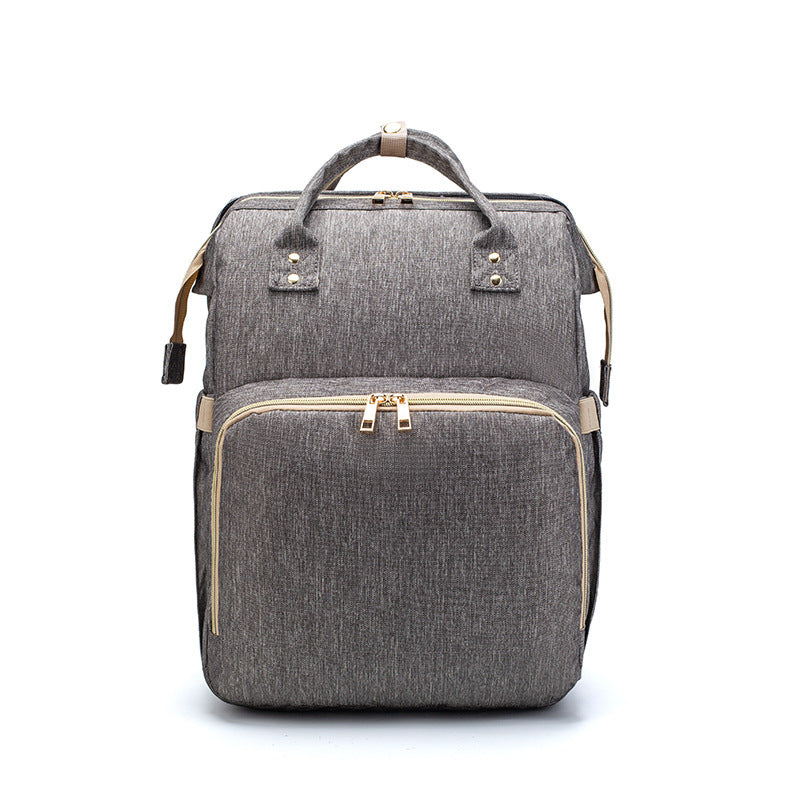 USB Charging Version Mommy Bed Backpack Folding Multi-function Large Capacity