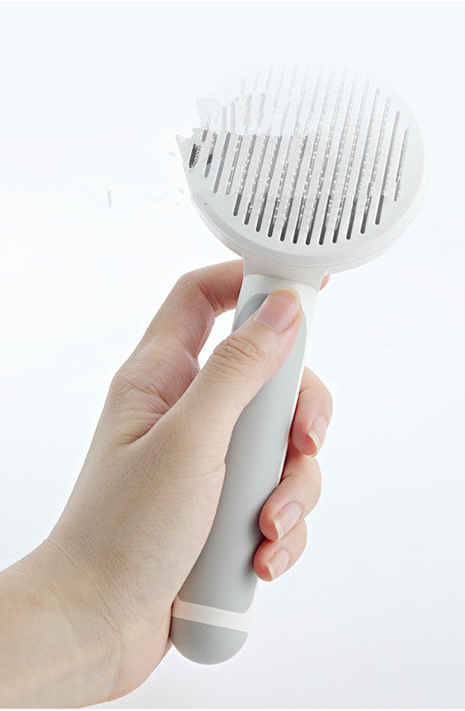 Round Handle Pet  Comb