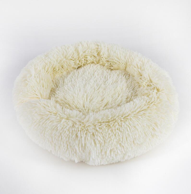Dog Beds For Small Dogs Round Plush Cat  Pet Nest Mat Puppy Beds