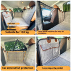 Widened Support Plate Car Dog Bed Rear Seat Pet Pad