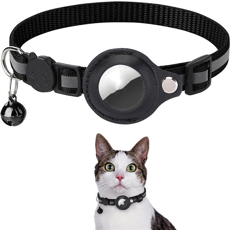 Reflective Collar - Waterproof to hold Air Tag Safety Breakaway Buckle Cat Collar