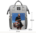 LEQUEEN Multifunctional Large Capacity Mommy Bag
