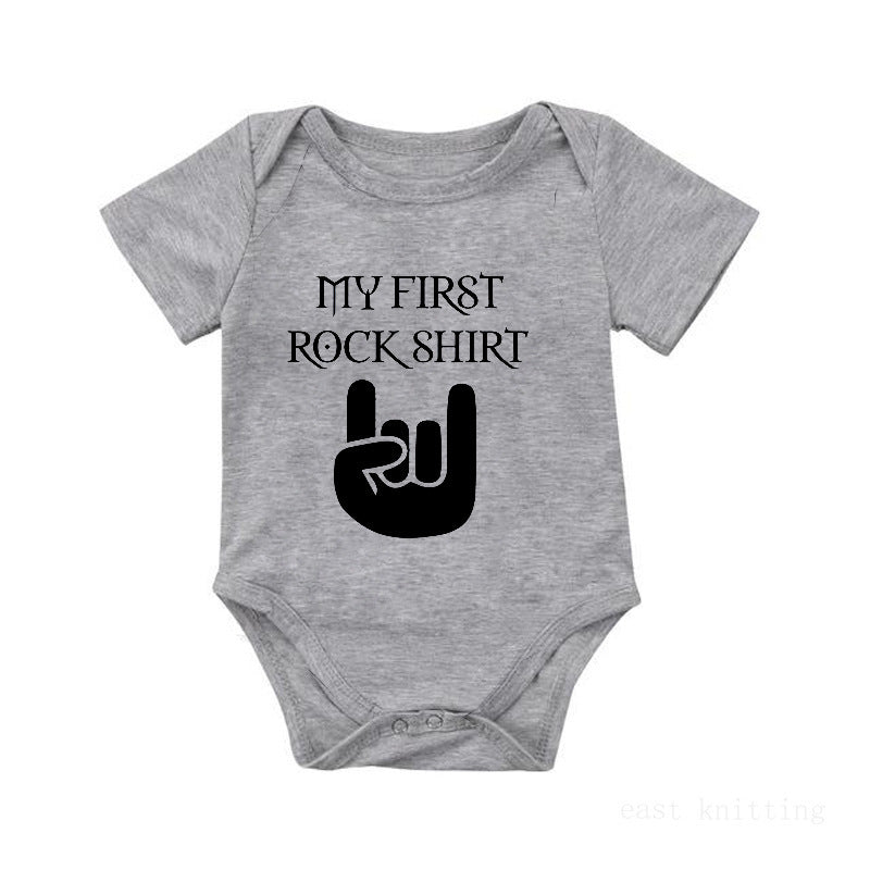 Finger letter romper  Onesie
