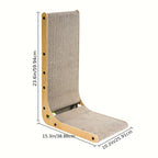 Large Size Cat Scratching Board, 23.6 Inch L Shape Cat Scratching Pad