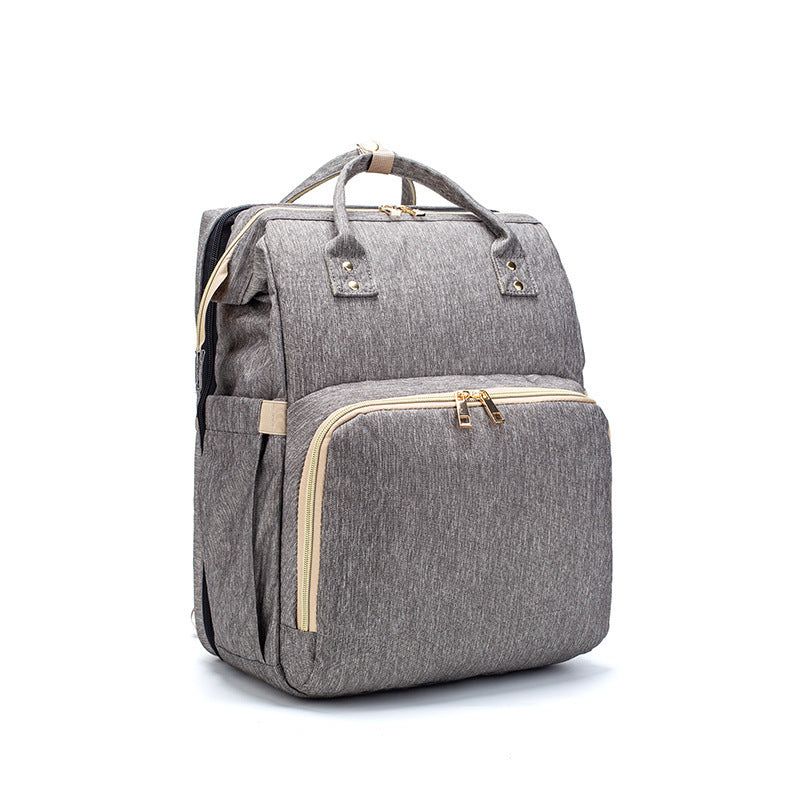 USB Charging Version Mommy Bed Backpack Folding Multi-function Large Capacity