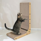 Large Size Cat Scratching Board, 23.6 Inch L Shape Cat Scratching Pad