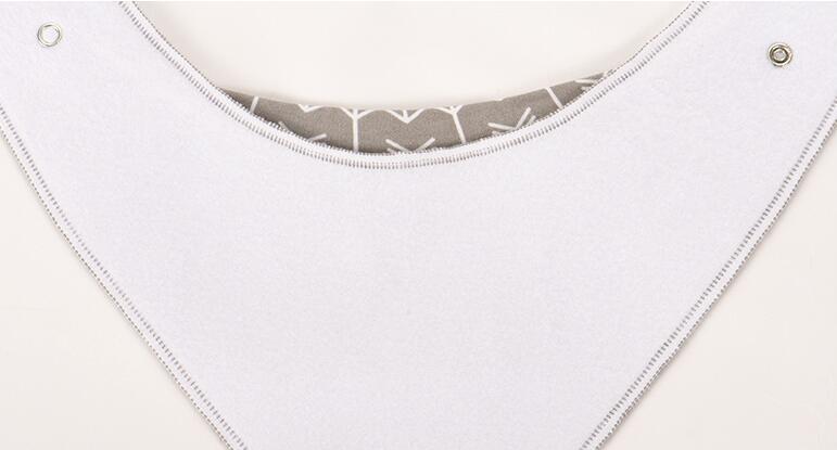 Baby Burp Bibs Cloth Print Arrow Wave Triangle Cotton Bandana Accessories