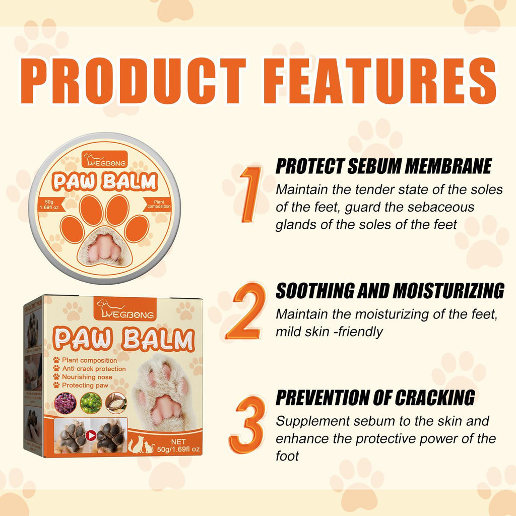 Pet Moisturizing Paw Cream For Cats And Dogs Universal Moisturizing Paw Pads Dry Crack Care Cream