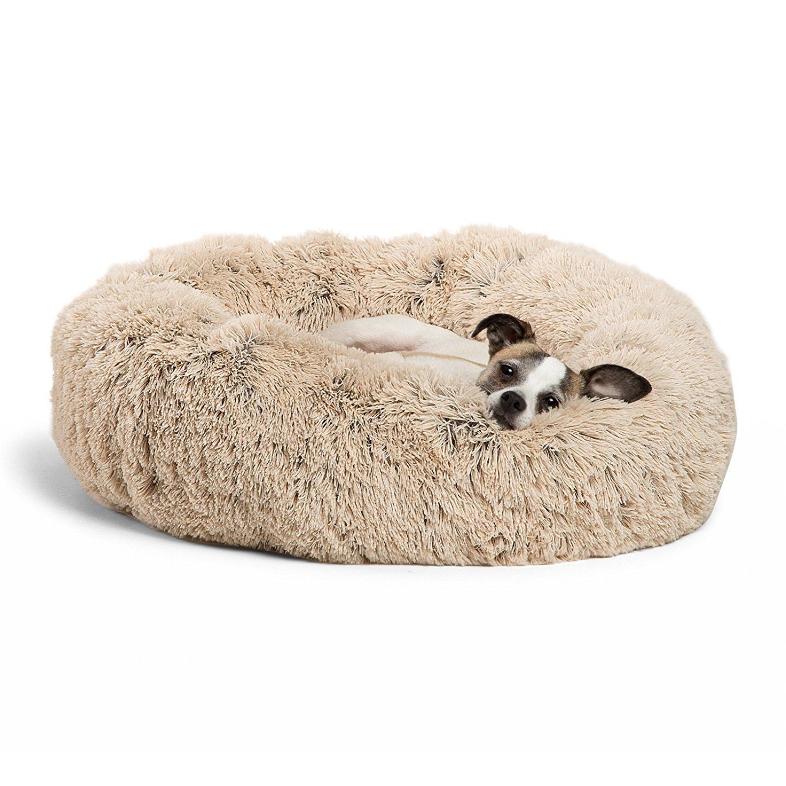 Dog Beds For Small Dogs Round Plush Cat  Pet Nest Mat Puppy Beds