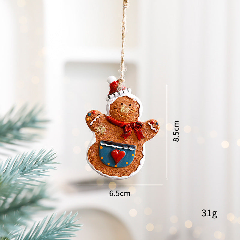 Christmas Decorations  Gingerbread Man Small Pendant