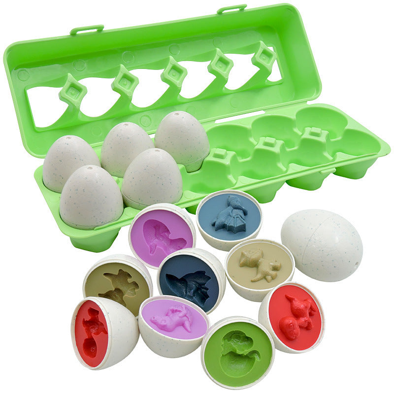 Egg Matching Toy Shape Matching Sorting Montessori Toys For Kids Children