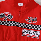 Toddler Girls Boys Racing Driver Jumpsuit, Racer Outfit