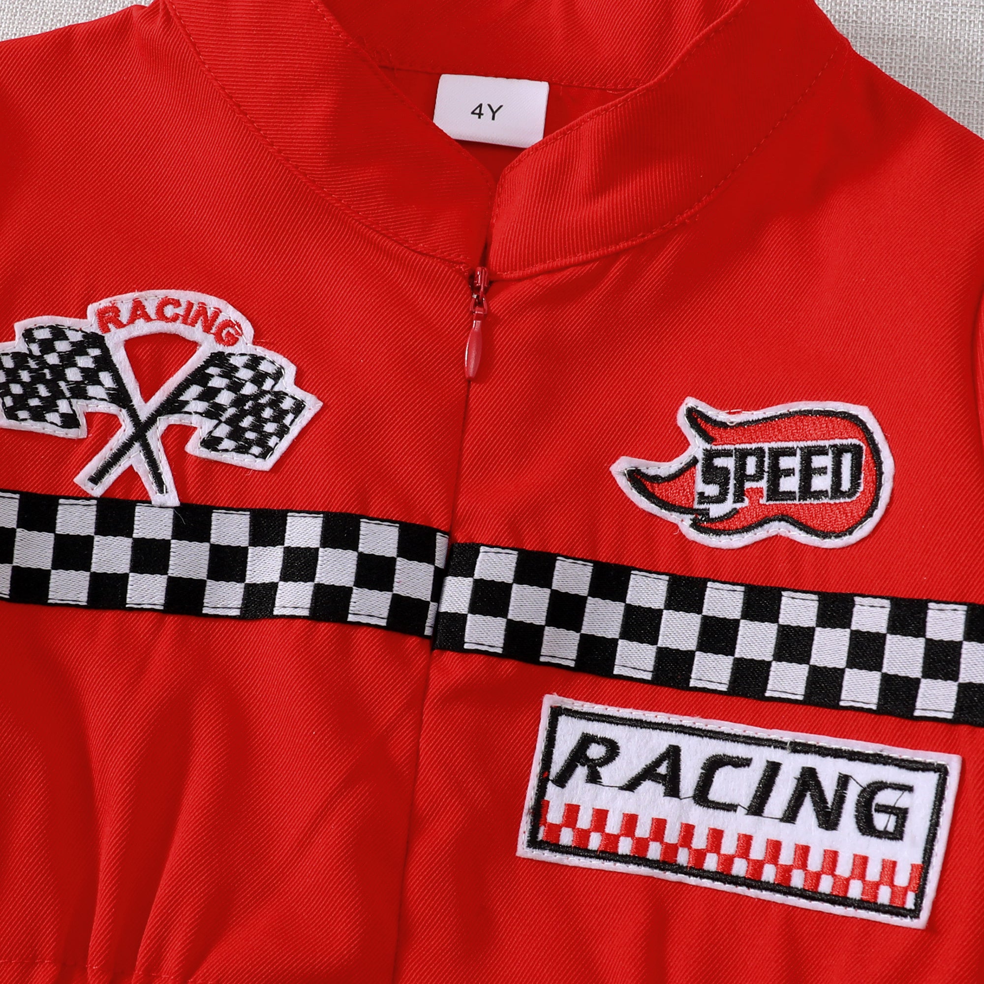 Toddler Girls Boys Racing Driver Jumpsuit, Racer Outfit