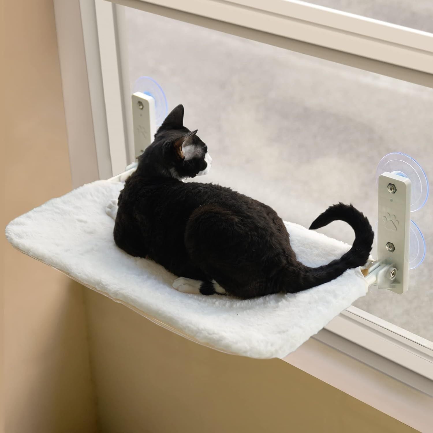 Cat Window Perch Hammock With Steel Frame