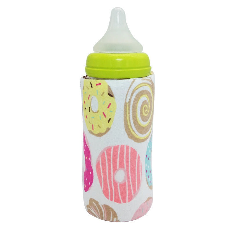 Portable Baby Nursing Bottle Heater Cover Baby Food Warmer Bottle Warmer