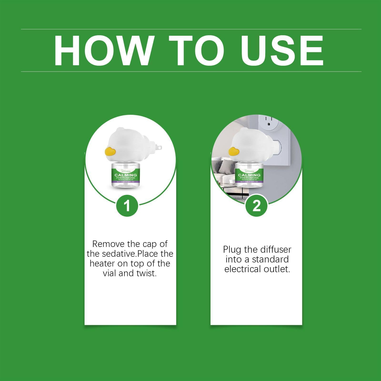 Cat Emotional Care Set Pet Cat Soothing Calm Estrus Irritability Mood Noise Reduction Care