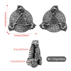 Retro Fantasy Style Turntable Dice Gift Box Set, Essential Creative Accessories For Board Games, Multi-faceted RPG Dice And Circular Scale Design - Advanced Tabletop Game Accessories And Collectibles