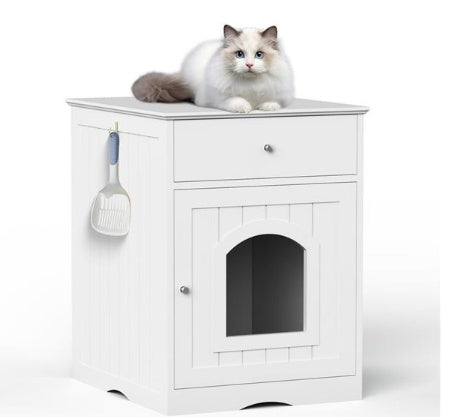 Wooden Litter Box Enclosure