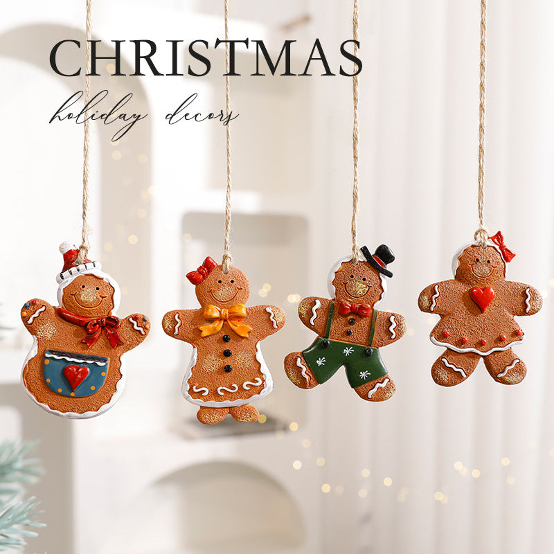 Christmas Decorations  Gingerbread Man Small Pendant