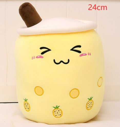 Cute Fruit Drink Plush Stuffed Soft Pillow Cushion
