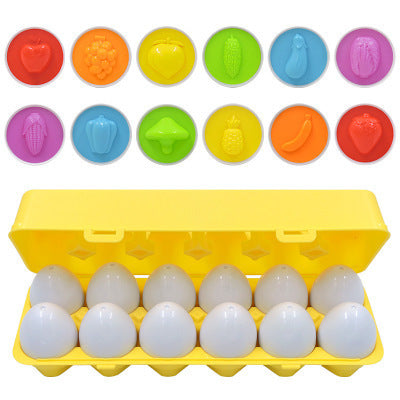 Egg Matching Toy Shape Matching Sorting Montessori Toys For Kids Children