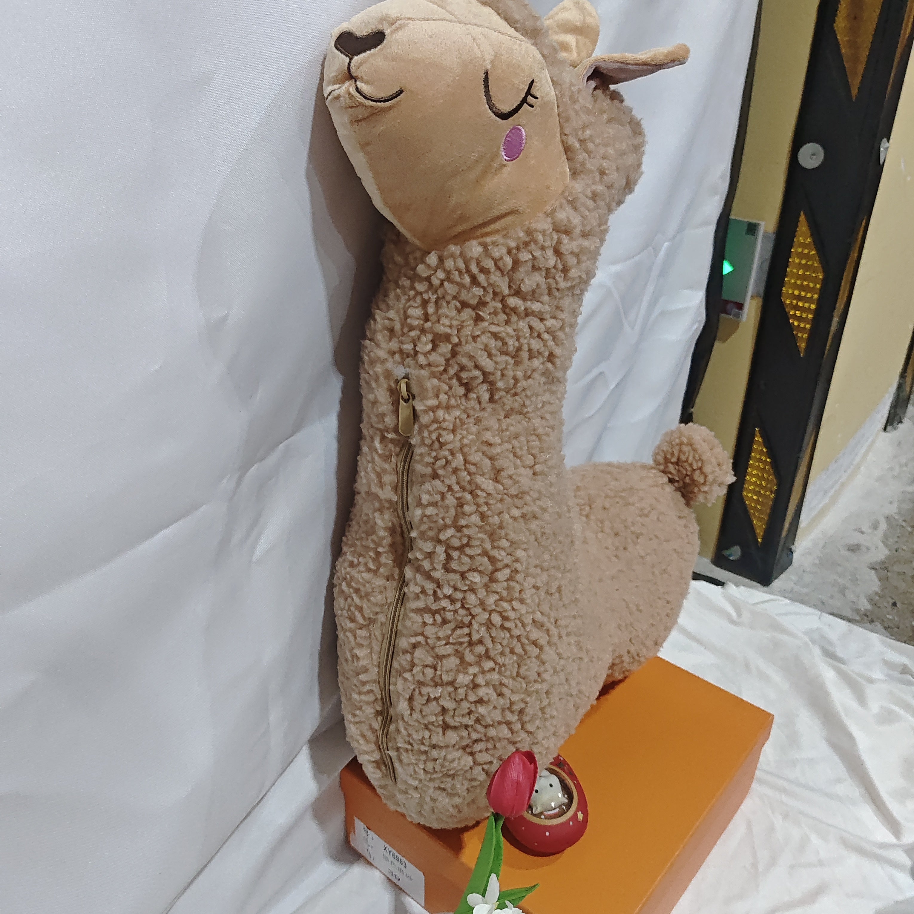 Alpaca plush toy pillow