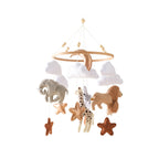 Crib Mobile Crib Felt Forest Animal Cloud Moon Bed Bell