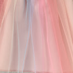 Girls Rainbow Skirt Set Letters Embroidery Long Sleeve Sweatshirt Tops & Rainbow Tutu Skirt Outfits