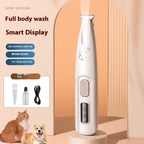 Pets Paw Hair Trimmer With LED Light Fully Waterproof