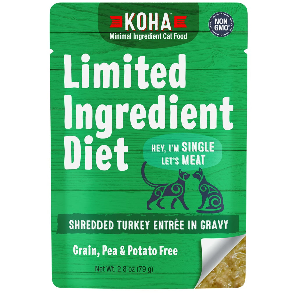Koha Cat Limited Ingredient Grain Free Cat Food  2.8oz Pouch (Case of 24)