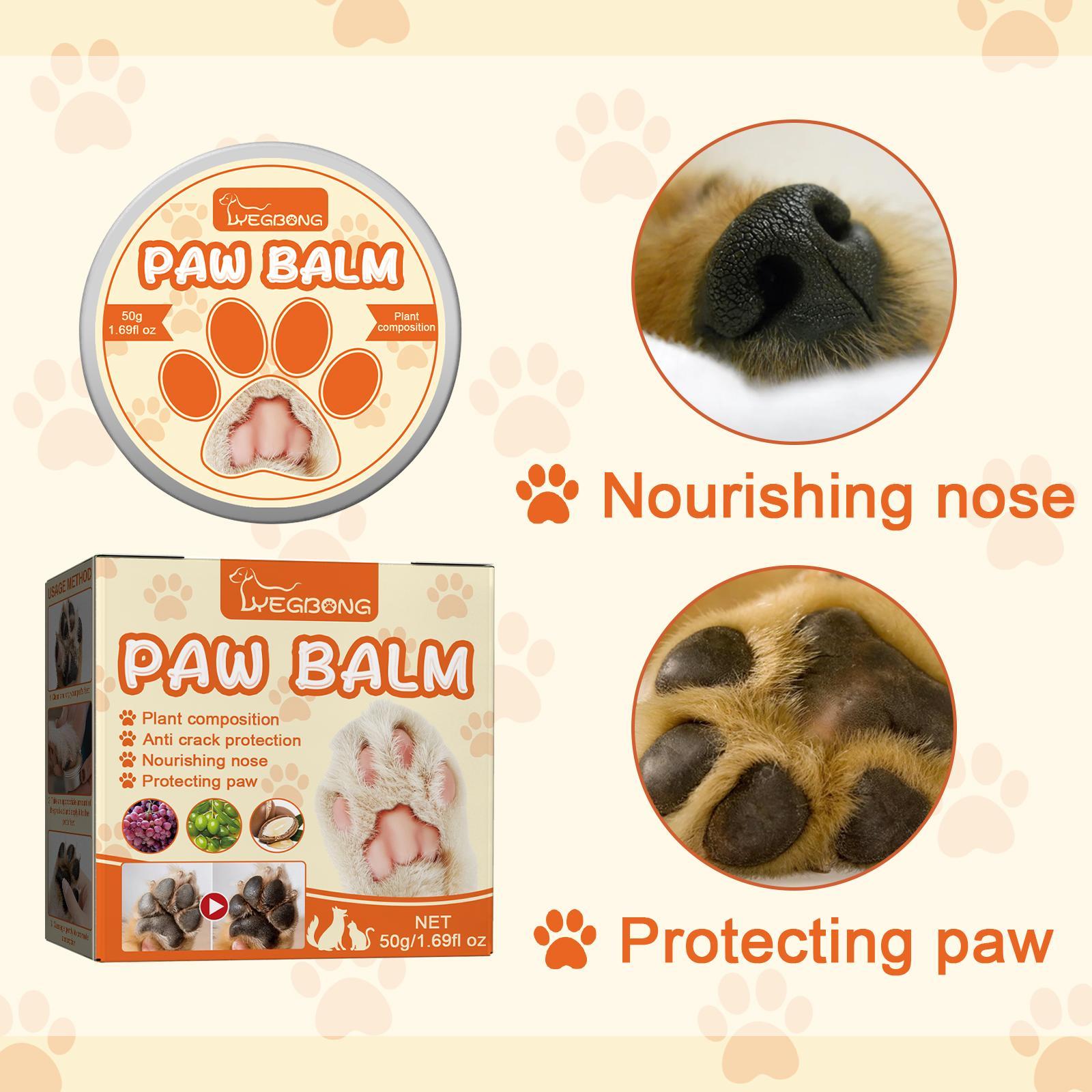 Pet Moisturizing Paw Cream For Cats And Dogs Universal Moisturizing Paw Pads Dry Crack Care Cream