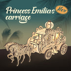 Home Fashion Simple Princess Amelia Carriage Modeling Puzzle Toys